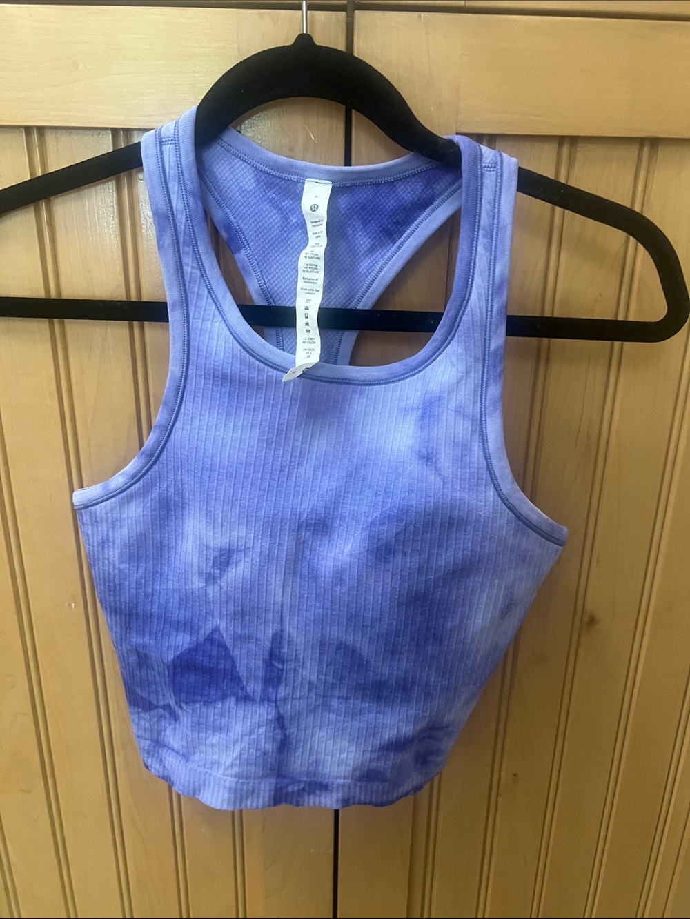 lululemon athletica Purple Tie-Dye Muscle Tank